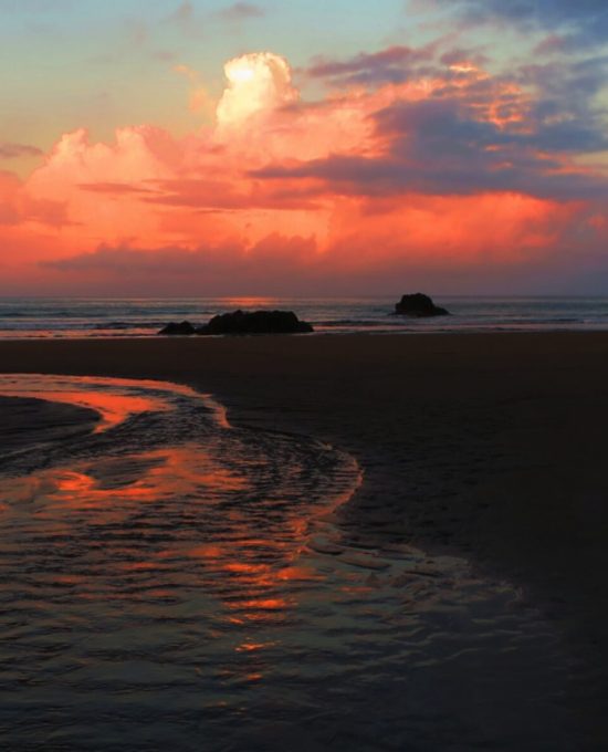 Playa en el Pacífico colombiano